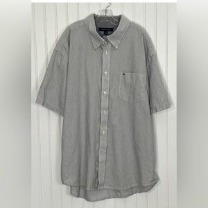 Tommy Hilfiger Button Down Short Sleeve Shirt.